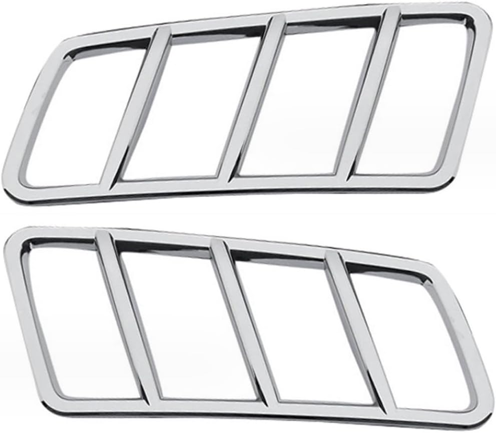 ALAINN ELAMAA, BRAND, CATEGORY, GRILLES, Front Hood Vent Cover Air Grille Fit For Mercedes W166 ML GL GLE GLS,Chrome, Left and Right