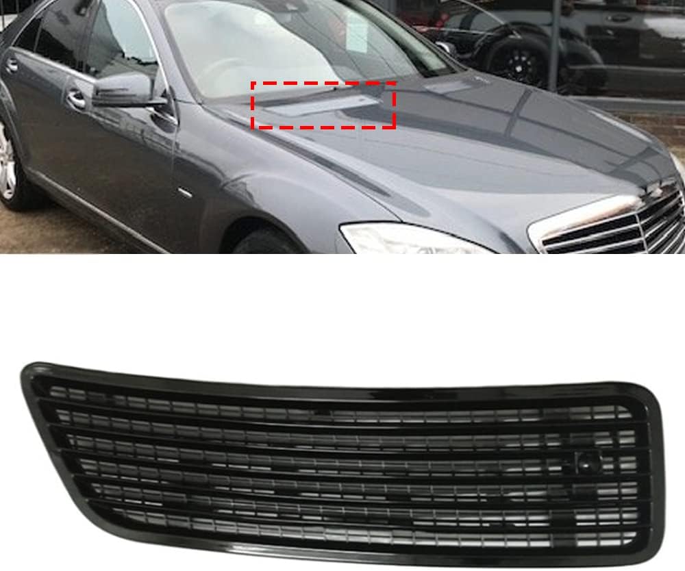 ALAINN ELAMAA, BRAND, CATEGORY, GRILLES, Front Hood Vent Cover Grille Fit For Mercedes Benz S Class W221 2005-2013,2218800305,2218800205,Primed (Left/Driving Side)