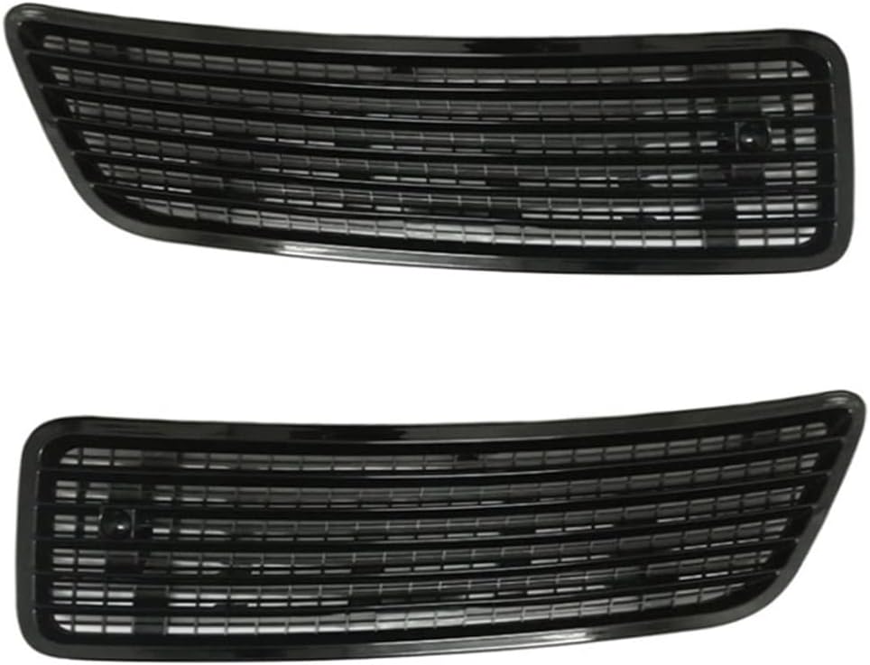 ALAINN ELAMAA, BRAND, CATEGORY, GRILLES, Front Hood Vent Cover Grille Fit For Mercedes Benz S Class W221 2005-2013,2218800305,2218800205,Bright Black (Left and Right Side)