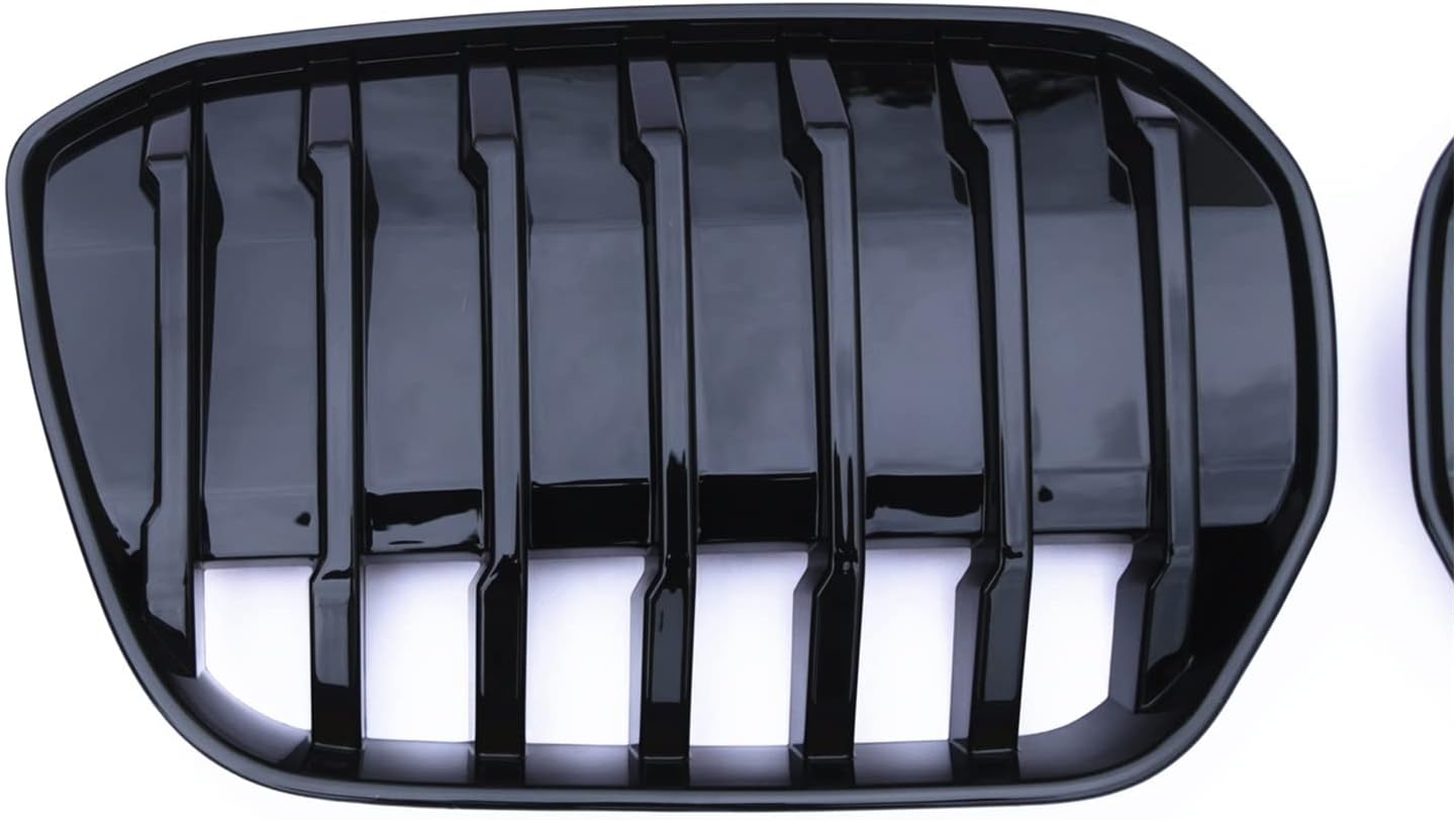 BRAND, CATEGORY, GRILLES, HATAP, Front Kidney Grille Black Car Upper Bumper Hood Mesh Air Vent Radiator Cover Grid Fit for BMW IX3 2022 Automobile Replacement Parts