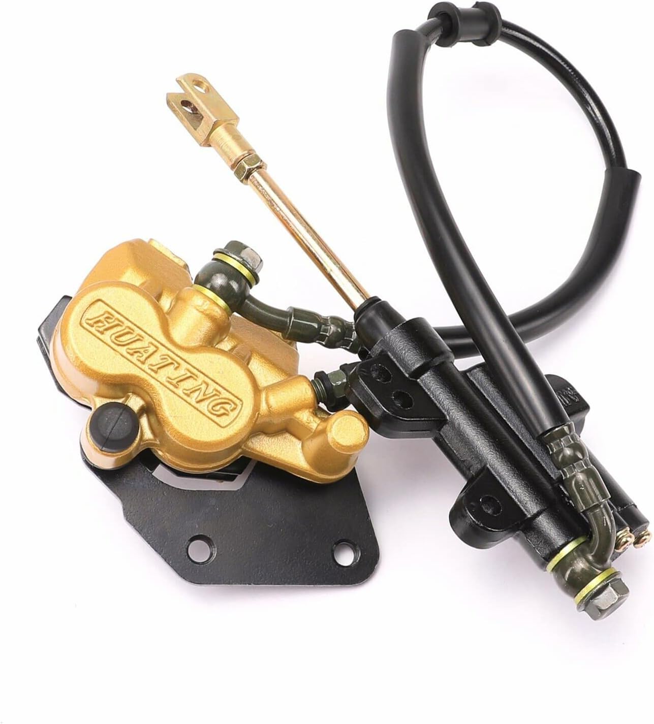 BRAND, CALIPERS, CATEGORY, TIANDIPRO, Front Rear 𝐇𝐲𝐝𝐫𝐚𝐮𝐥𝐢𝐜 𝐁𝐫𝐚𝐤𝐞 Caliper Cylinder Master Pit PRO Quad Dirt Bike ATV, Golden