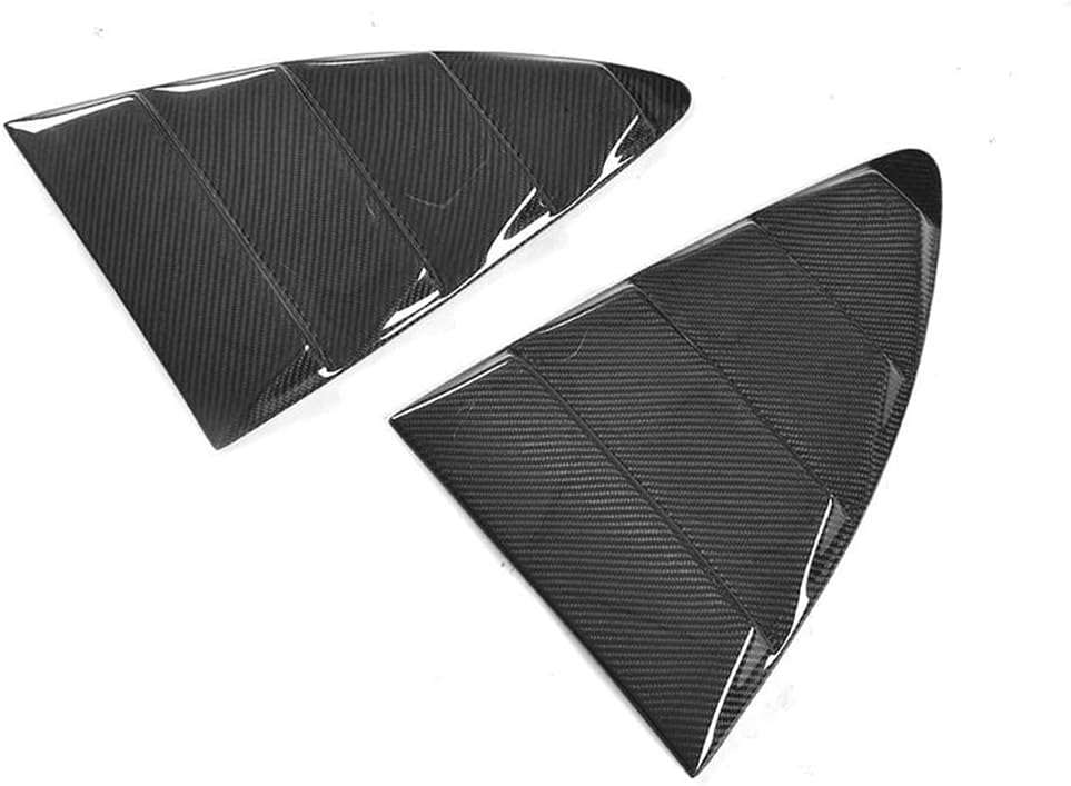 AIR DAMS, BRAND, CATEGORY, JC SPORTLINE, GT86 BRZ FR-S CF Side Window Louver, fits for Toyota GT86 86 FT86 Subaru BRZ Scion FR-S Sedan 2013-2016 Carbon Fiber Window Air Intake Trims Vent Cover Trim Decorative