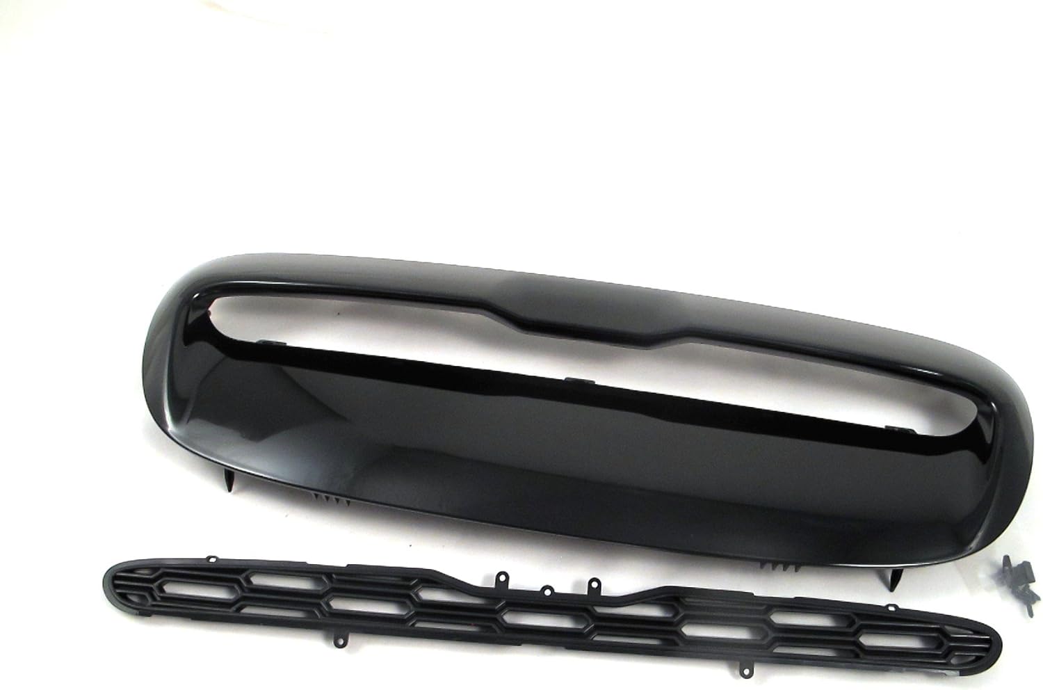 ATEX, BRAND, CATEGORY, HOOD SCOOPS, Glossy Black Painted Hood Scoop for MINI COOPER R53 2001~2006