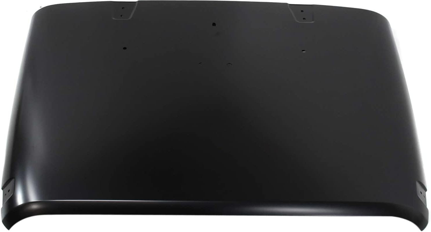 BRAND, CATEGORY, GO-PARTS, HOODS, Go-Parts - Standard Steel Hood Panel for Jeep Wrangler (JK) 2007-2012 with 1 Nozzle Hole, Replacement 2008 2009 2010 2011