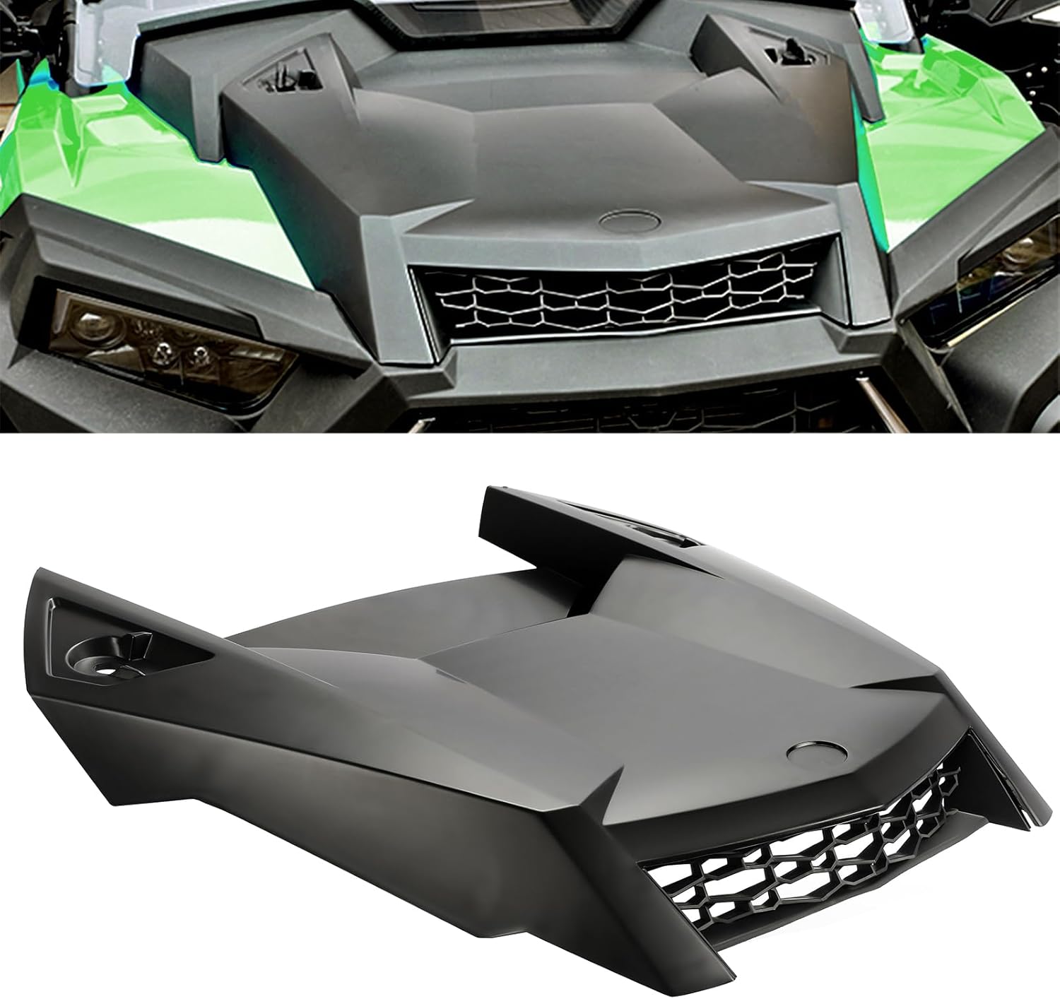 BRAND, CATEGORY, HECASA, HOOD SCOOPS, HECASA Hood Scoop Compatible with 2019-2023 Polaris RZR XP 1000 / XP 4 1000 / TURBO XP 4 / TURBO S/Turbo S 4 Replacement for 5454429-632 Air Intake Assembly