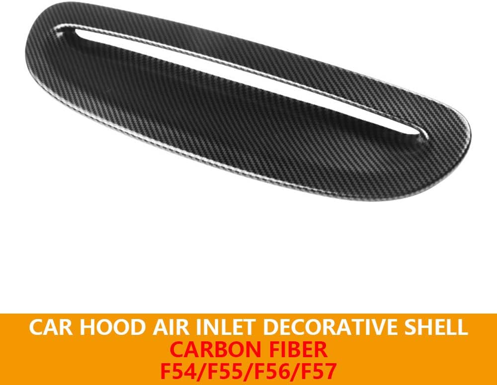 BRAND, CATEGORY, HEINMO, HOOD SCOOPS, HEINMO Car Hood Bonnet Scoop Air Vent Cover Front Outlet Duct Decor Flow Intake Trim For Cooper JCW S Clubman F54 F55 F56 F57