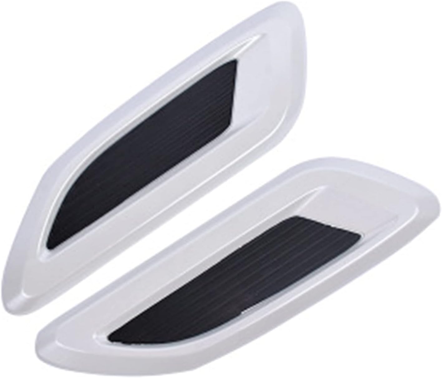 AGYHAM, BRAND, CATEGORY, HOOD SCOOPS, Hood Scoops Air Flow Vent Hood Car Decorative Air Flow Intake, Air Flow Hood Scoop Rigid Plastics Flow Intake DIY Stickers (Color : Pearl White-2, Size : Style2)