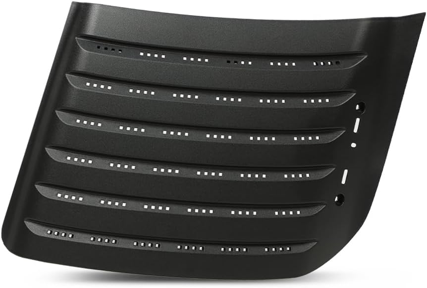 BRAND, CATEGORY, CROSSDESIGN, GRILLES, Hood Top Grille Passenger Side Compatible with Chevy Silverado 2500 HD 3500 HD 2011-2014 22753693, GM1239107