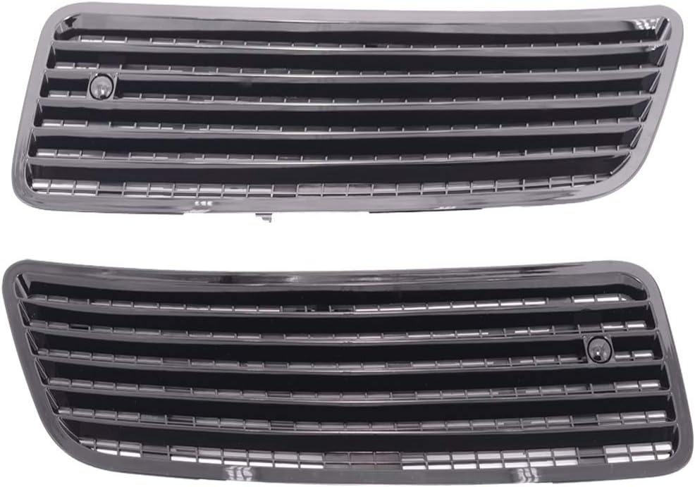 BRAND, CATEGORY, CNUPSM, GRILLES, Hood Upper Grill Vent Trim High Gloss 1 Pair Compatible With Mercedes Benz S550 W221 2007-2013 2218800205 2218800305