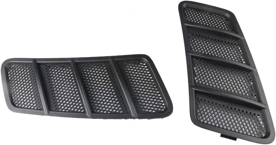 BRAND, CATEGORY, CNUPSM, GRILLES, Hood Vent Air Grille 1 Pair Left and Right Side Compatible With Mercedes Benz W166 GL ML-Class 12-15 1668800105 1668800205