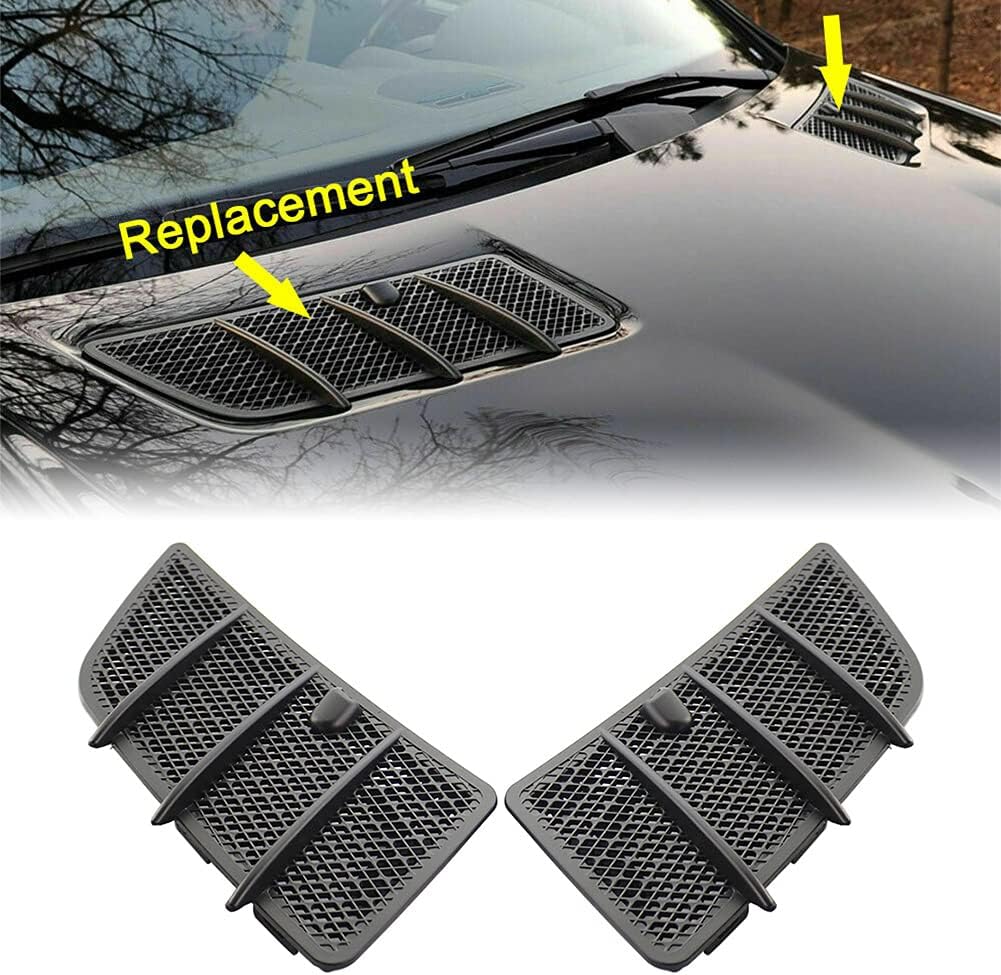 BRAND, CATEGORY, GRILLES, THREE T, FSFY Front Hood Bonnet Air Vent Grille Trims for Mercedes Benz ML-Class W164 / GL-Class 2008-2011, 1 Pair