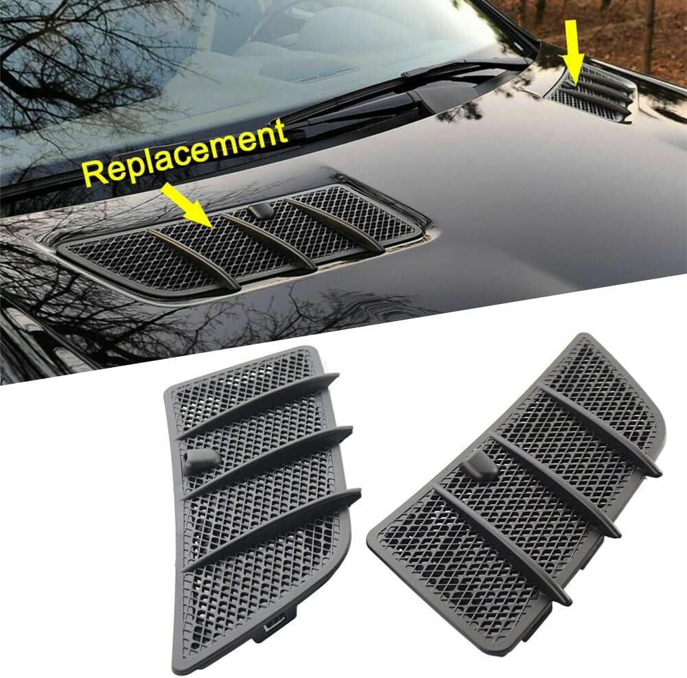 BRAND, CATEGORY, GRILLES, THREE T, FSFY Front Hood Bonnet Air Vent Grille Trims for Mercedes Benz ML-Class W164 / GL-Class 2008-2011, 1 Pair