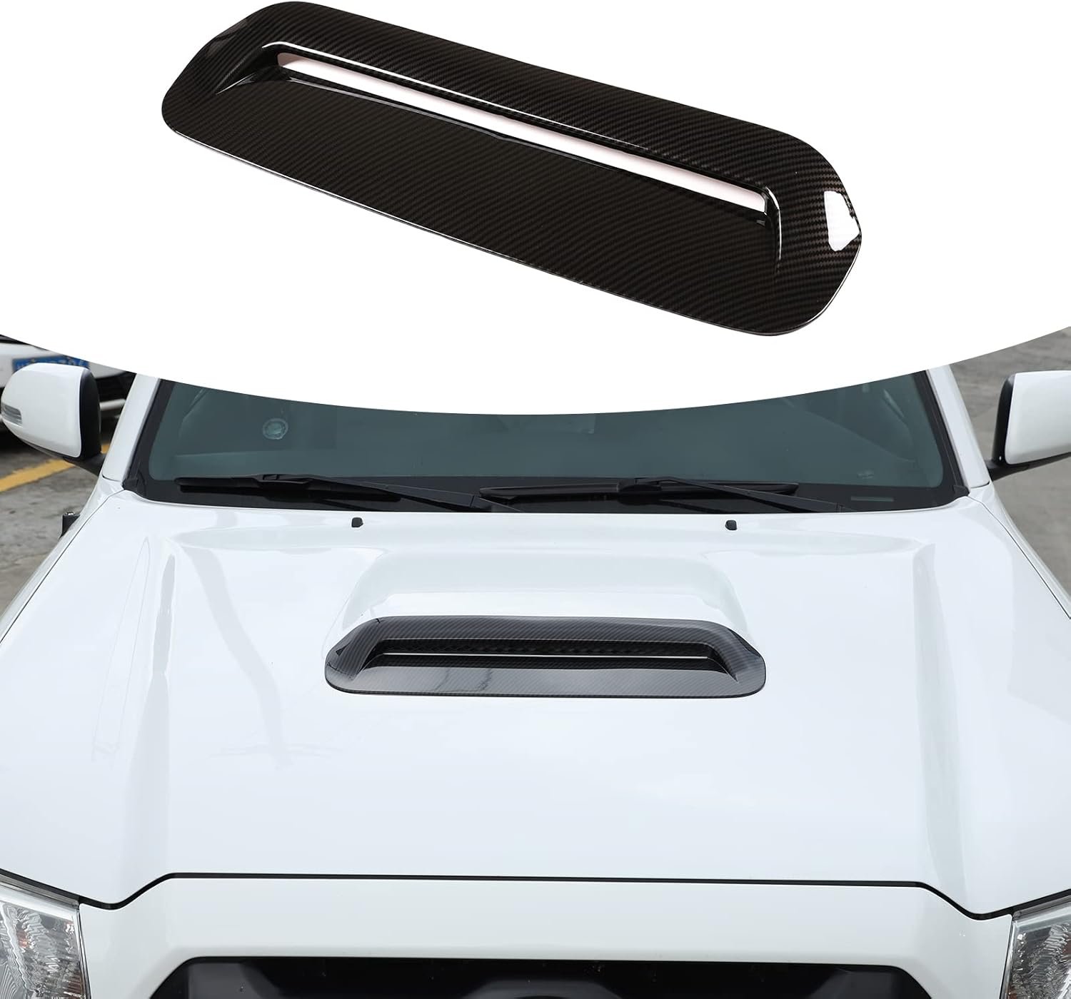 BRAND, CATEGORY, HOOD SCOOPS, LLKUANG, LLKUANG Air Flow Intake Cover,Car Decorative Air Flow Intake Scoop Bonnet Vent Hood Cover fit for Toyota Tacoma 2013 2014 2015