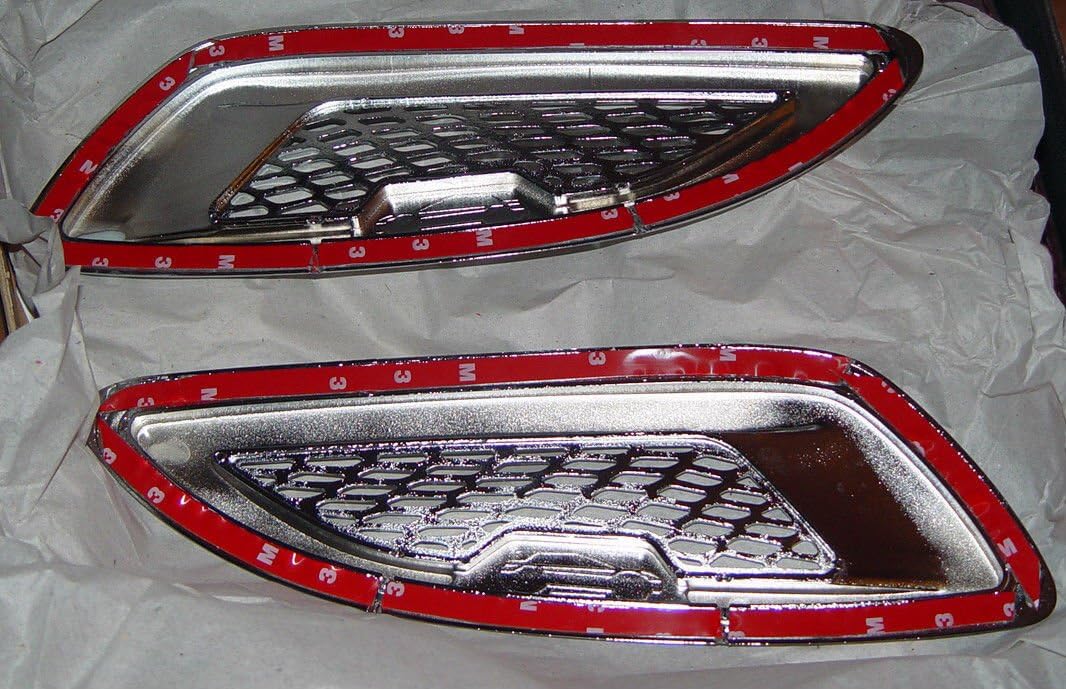 BRAND, CATEGORY, EUROACTIVE, HOODS, Land Rover Range Rover Evoque 5 Door Chrome Dummy Hood Vents Slats New