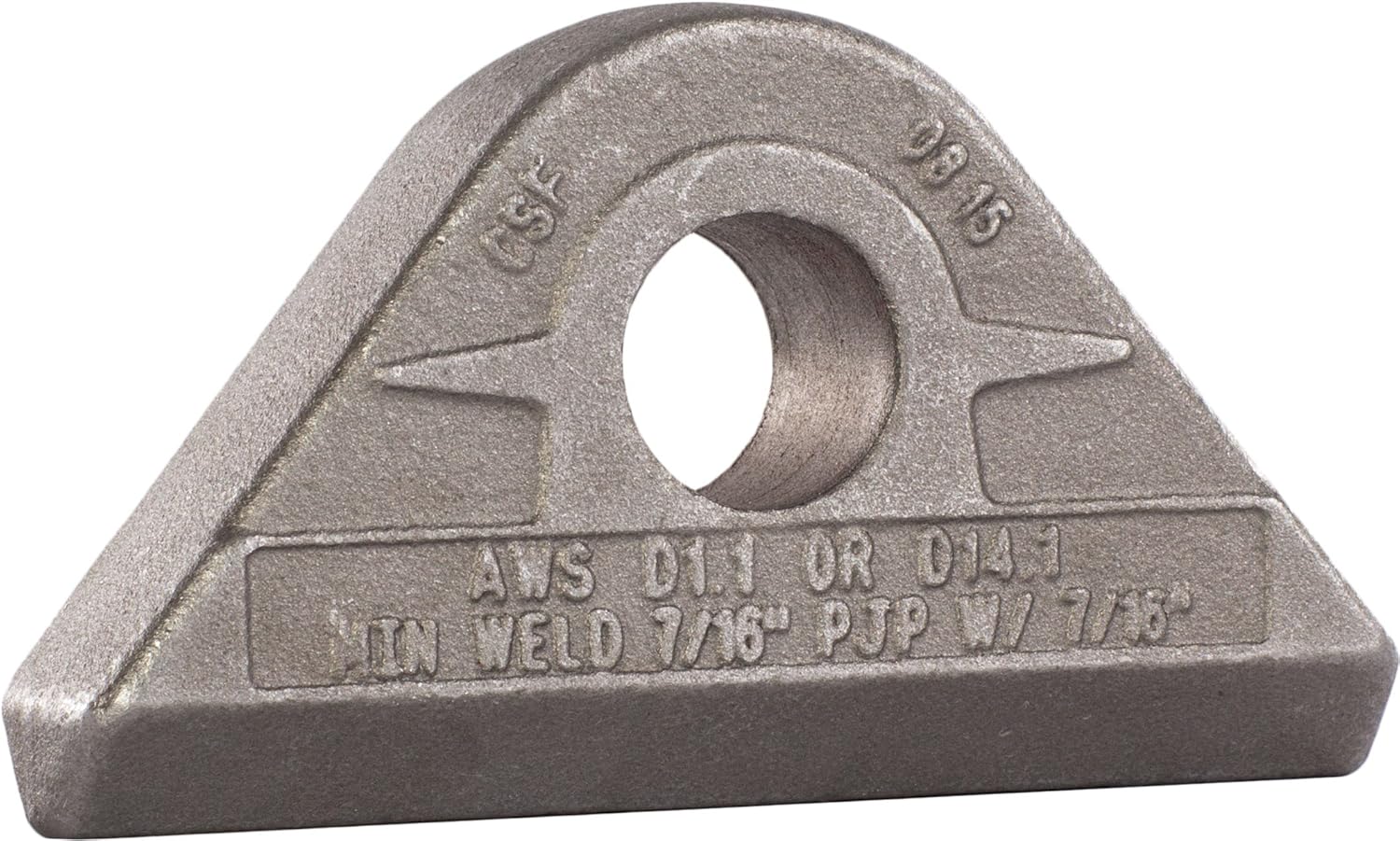 BRAND, CATEGORY, GRAB HOOKS, MAG-MATE, MAG-MATE PE0650 Weld-On Pad Eye, 6-1/2 Tons Working Load Limit, 13000 lb., Grey