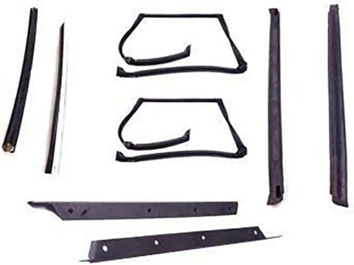 BRAND, CATEGORY, SAWYER AUTO, TOPS & ROOFS, Mechanics Choice Set for Chevrolet Camaro (1982-1992) T-Top Seal Kit T-Top - Driver and Passenger Side with plastic drip rails (T-Top)