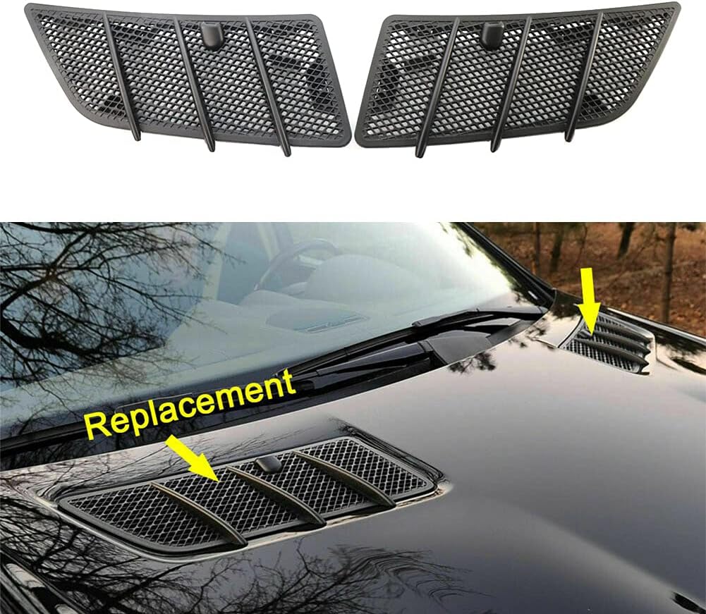 BRAND, CATEGORY, GRILLES, THREE T, FSFY Front Hood Bonnet Air Vent Grille Trims for Mercedes Benz ML-Class W164 / GL-Class 2008-2011, 1 Pair