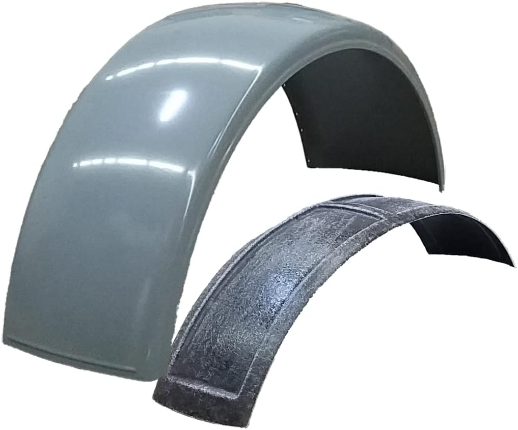 BRAND, CATEGORY, FENDERS, TS TRUCK PARTS, Peterbilt 379 Hood - Front Fender - Aluminum - With Fender Liner (Left - Driver Side)