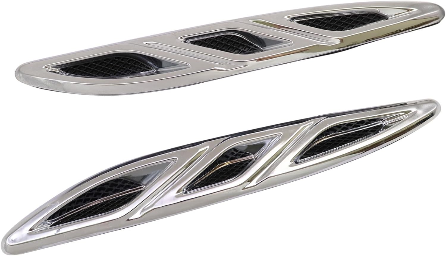 BRAND, CATEGORY, GRILLES, PRIPRILOD, Priprilod 2X Front Hood Engine Vent Grille Molding Trim Left+Right Compatible with Buick Verano 2012 2013 2014 2015 2016