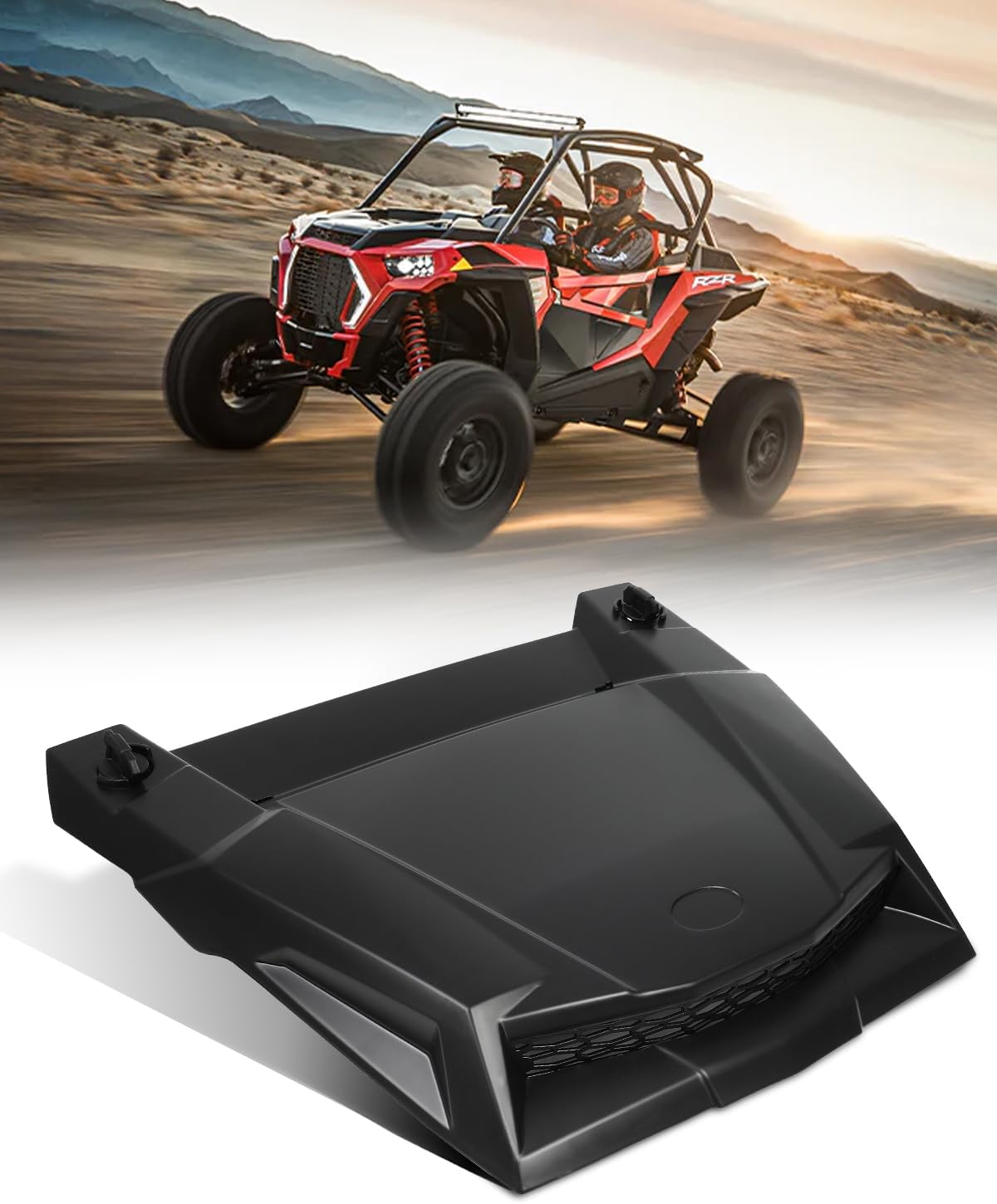 BRAND, CATEGORY, GOOTTAN, HOOD SCOOPS, RZR Turbo Hood Scoop,UTV Air Intake Kit Compatible with 2014-2018 Polaris RZR XP 1000 XP / 4 1000 / Turbo S/Turbo 4 S RZR XP 1000