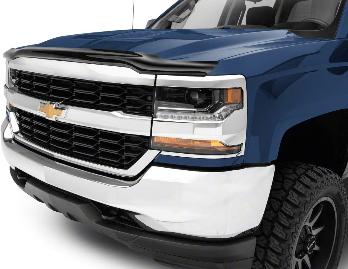 BODY, BRAND, CATEGORY, SPEEDFORM, RedRock Bug Hood Deflector; Smoked (16-18 Silverado 1500)