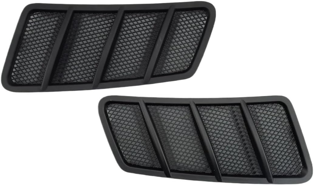 BRAND, CATEGORY, GRILLES, JOJMIDO, [Replacement] 1668800105 1668800205 1 Pair Upper Front Hood Bonnet Grille Grill Vent Cover Trim Fit for Mercedes for Benz W166 for GL for ML 2012-2015 ABS JOJMIDO