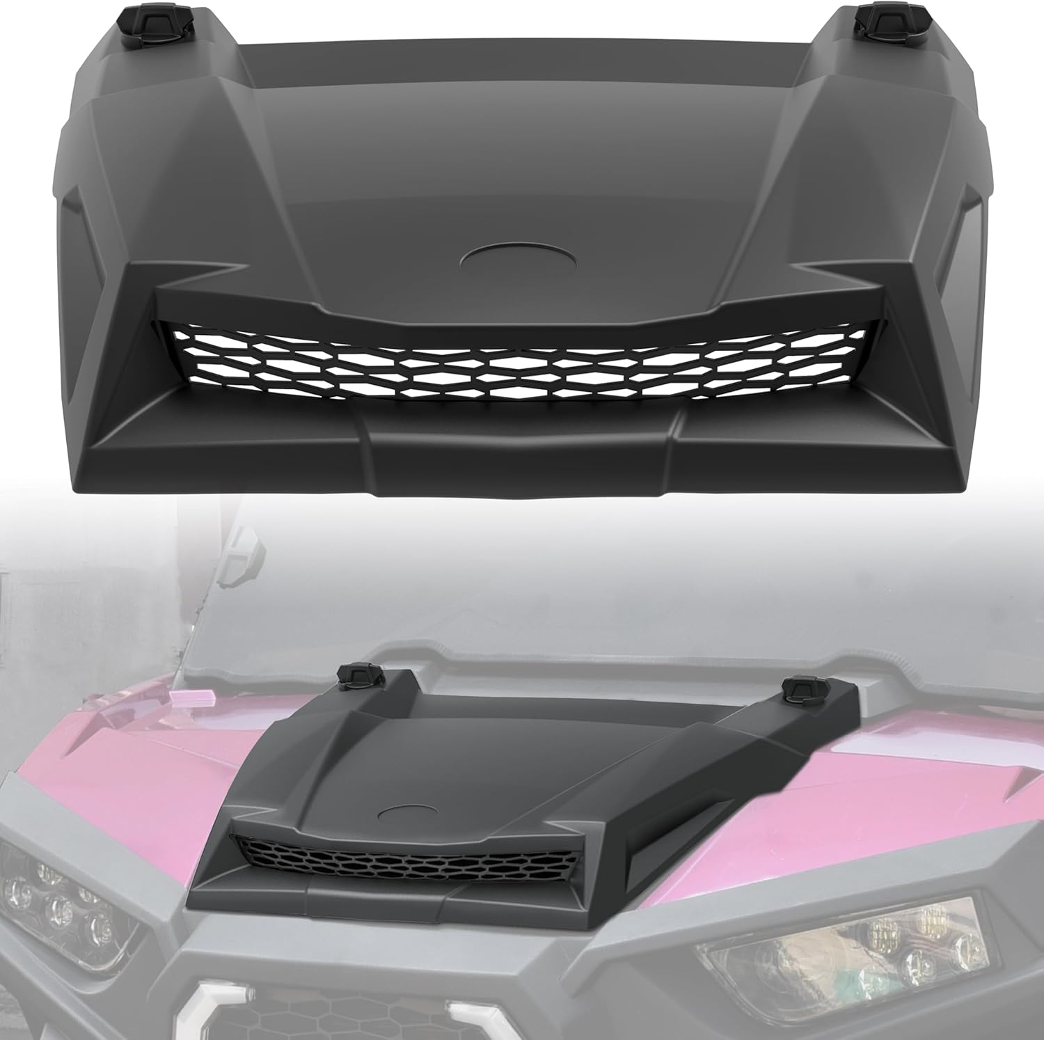 BRAND, CATEGORY, HOOD SCOOPS, SAUTVS, SAUTVS Turbo Hood for Polaris RZR XP 1000/ RZR 900 14-20, Turbo Hood Scoop Kit for Polaris RZR XP 900 1000 S Turbo 2014-2020 (Replace #2881467)