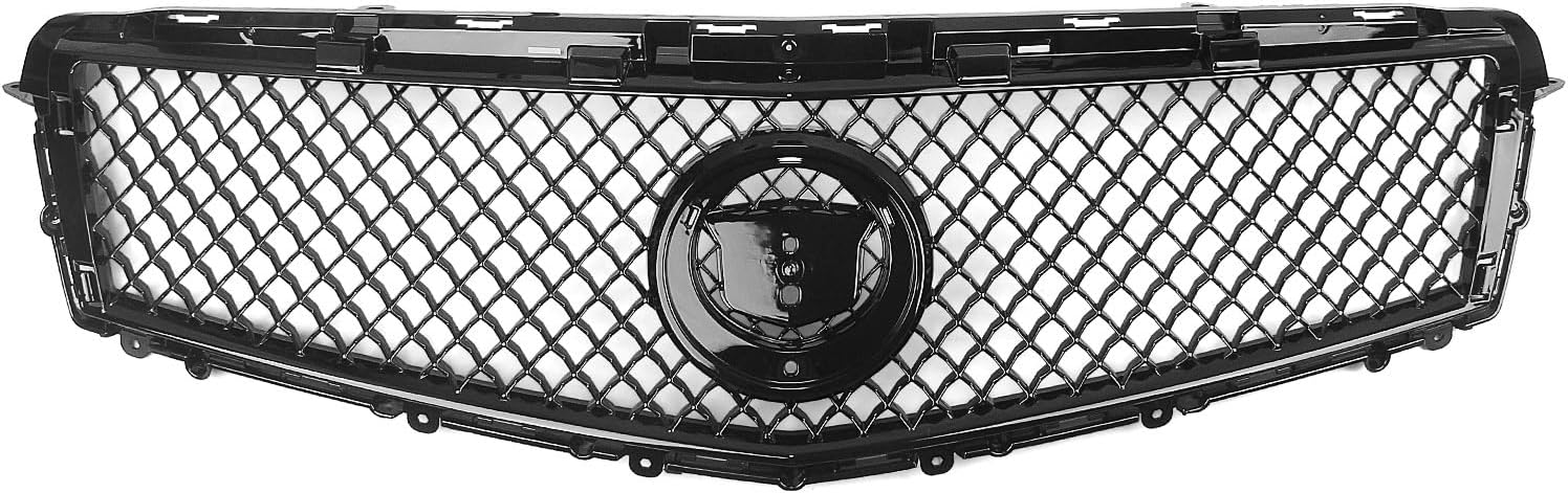 BRAND, CATEGORY, GRILLES, UNKOMN, Engine Intake Grille Front Grille for cadillacs ATS 2013 2014 Black Honeycomb Style Racing Grills Car Upper Bumper Hood Radiator Mesh Air Vent Grid