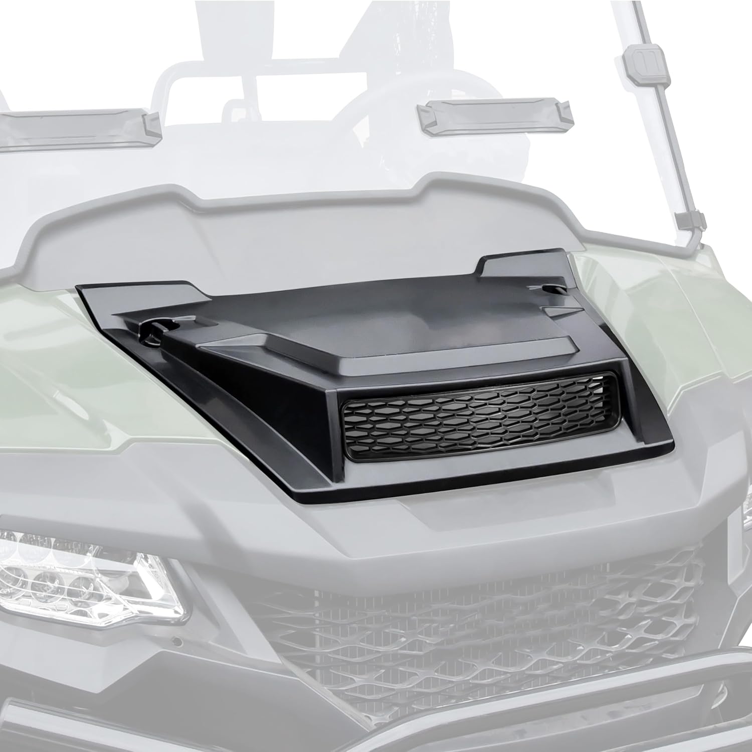 BRAND, CATEGORY, HOOD SCOOPS, UTVSXPERT, Sport Hood Scoop Kit for Honda Pioneer 700 14-24, Vent Hood Scoop with Mesh Grille Air Flow Intake Hood Cover for Honda Pioneer 700 2P 4P 2014-2024 Accessories