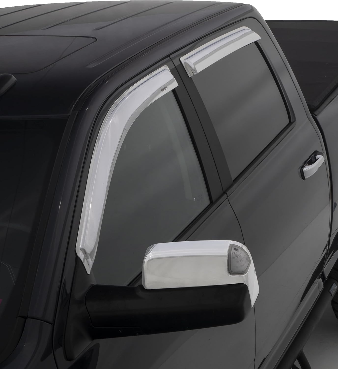 BODY, BRAND, CATEGORY, REALTRUCK, Stampede | Tape-Onz Sidewind Deflectors | 1999 - 2016 Ford F-250 Super Duty Standard Cab - Smoke, 2 Pcs. | 6105-2