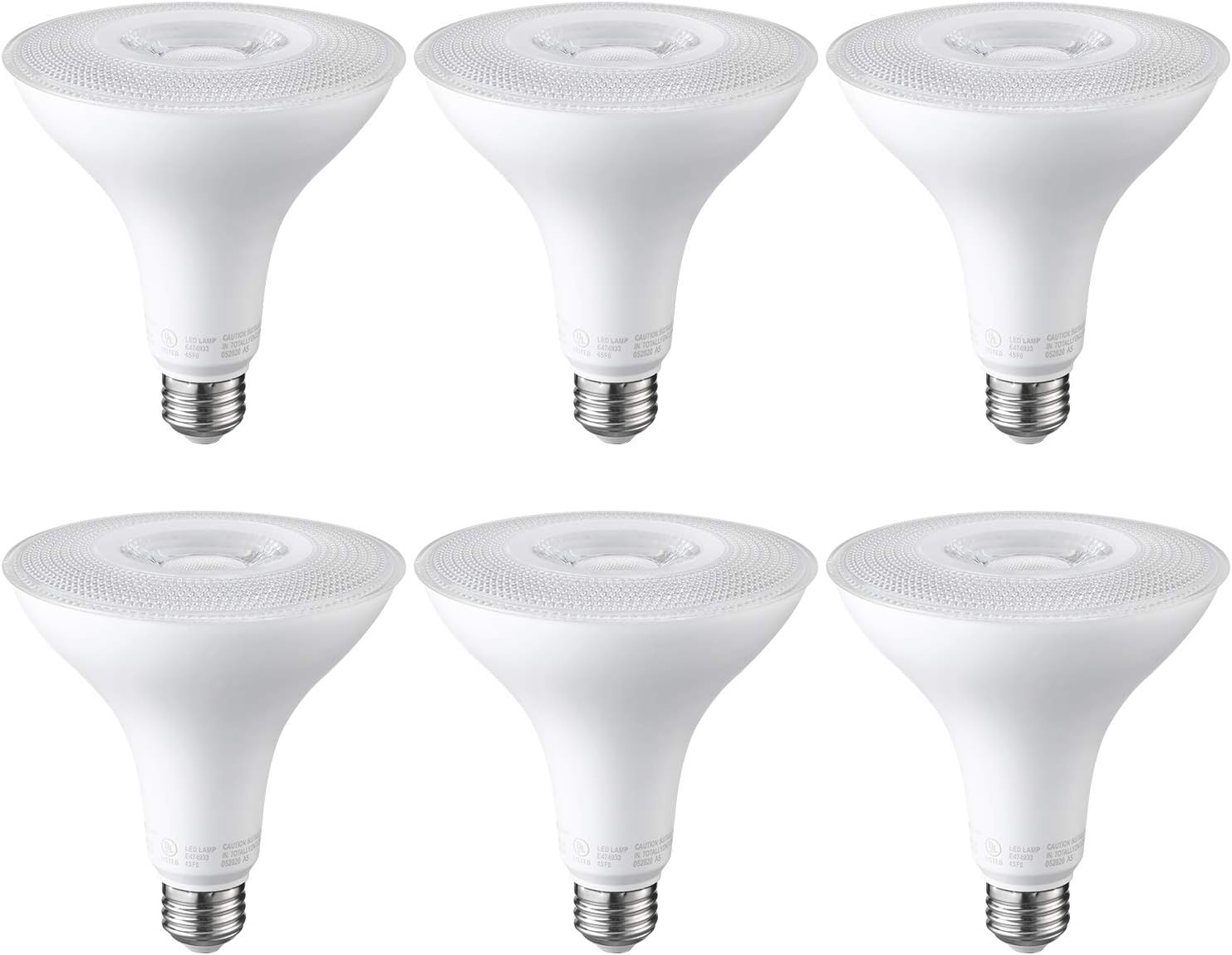 BRAND, CATEGORY, LED BULBS, TORCHSTAR, TORCHSTAR PAR38 LED Flood Light Outdoor Bulbs, Dimmable Bright Waterproof PAR38 LED Bulb, 120W Equivalent, 1250LM, 4000K Cool White, 15W, E26 Base, UL & Energy Star Listed, Pack of 6