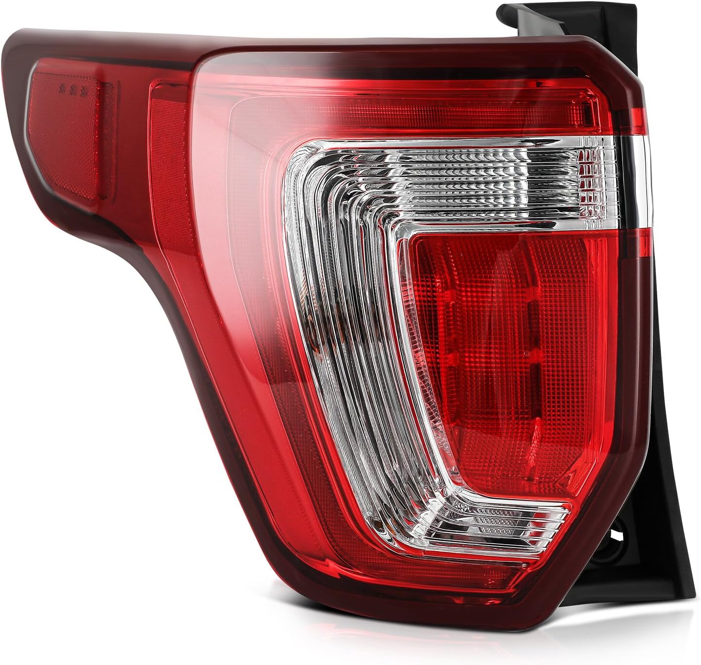 BRAND, CATEGORY, LBRST, TAIL LIGHT ASSEMBLIES, Tail light Assembly for ford for Explorer 2016-2019 Black Housing Red Lens Passenger Side Headlamp