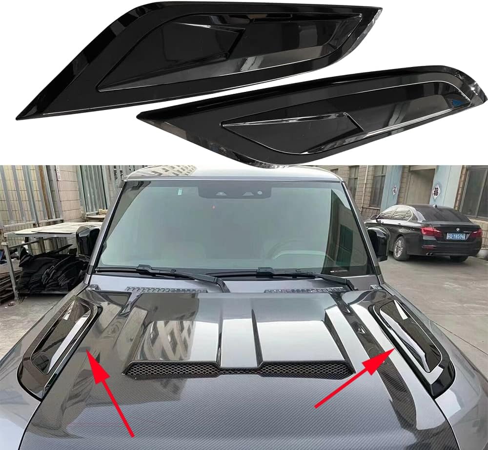 BRAND, CATEGORY, HOODS, URP, URP Front Side Hood Vent Fits for Land Rover Defender 90 2D 110 4D 2020 2021 2022