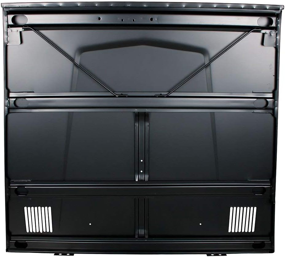 BRAND, CATEGORY, HOODS, UNITED PACIFIC, United Pacific For 1966-77 / Ford Bronco/Black EDP Hood with W/S U-Bolt Holes, Washer Holes & Vents 110460