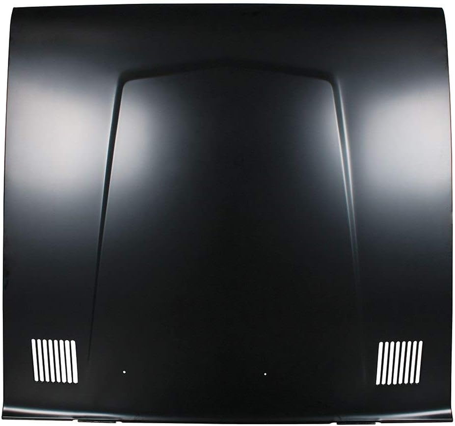 BRAND, CATEGORY, HOODS, UNITED PACIFIC, United Pacific For 1966-77 / Ford Bronco/Black EDP Hood with Washer Holes & Vents 110462