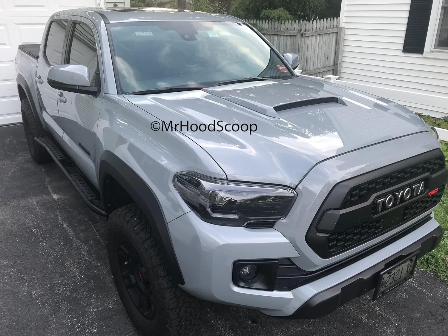 BRAND, CATEGORY, HOOD SCOOPS, X1, Unpainted Hood Scoop Compatible With Toyota Tacoma Years 1980-2023 by MrHoodScoop HS009