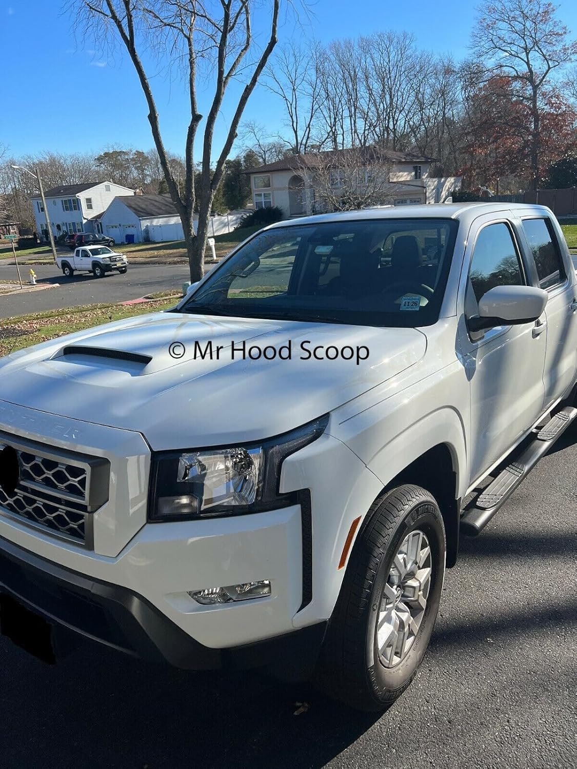 BRAND, CATEGORY, HOOD SCOOPS, XTREME AUTOSPORT, Unpainted Hood Scoop Compatible with 1998-2020 Nissan Frontier by MrHoodScoop HS009