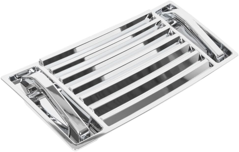 BRAND, CATEGORY, GRILLES, VLGCLBK, for Hummer for H2 Base 03-09 & 05 07-09Chrome Hood Deck Vent Grille with Handle Covers Front Chrome Plated Boltover/Bolton/Overlay-Style SIMITHS-201