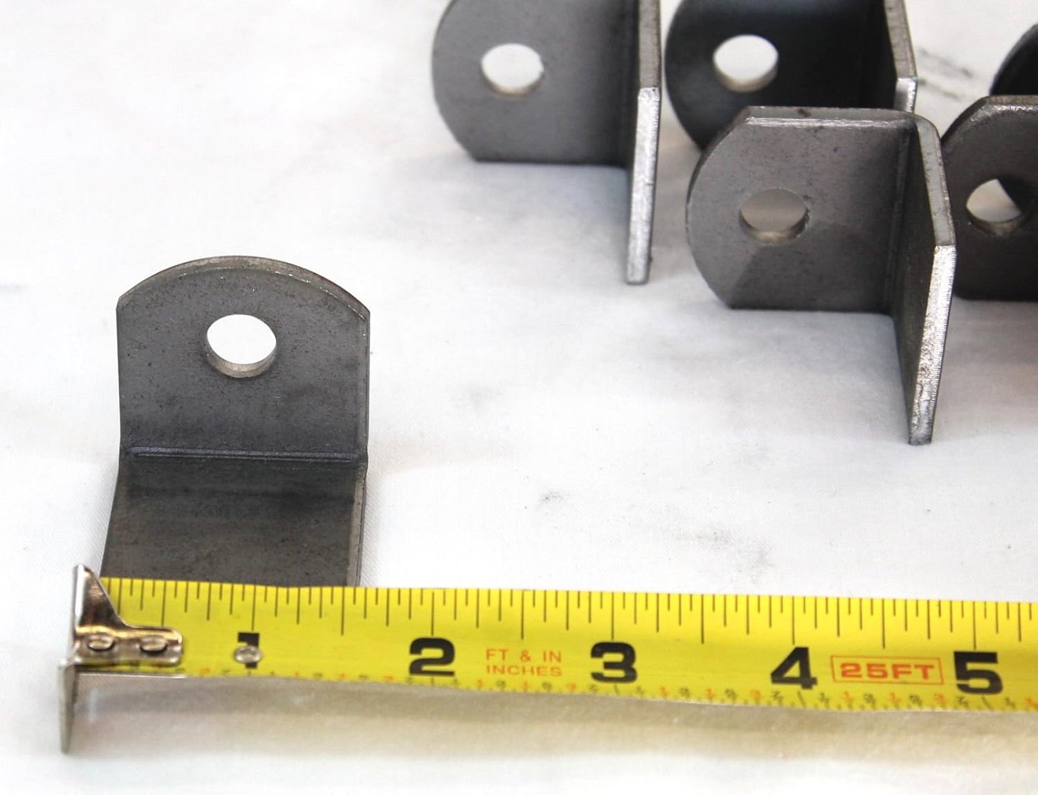 BRAND, CATEGORY, OTHER, UNB, Weld On Steel Angle Brackets 1 1/2" x 1 1/2" x 1/8" Lot of 25 Brackets