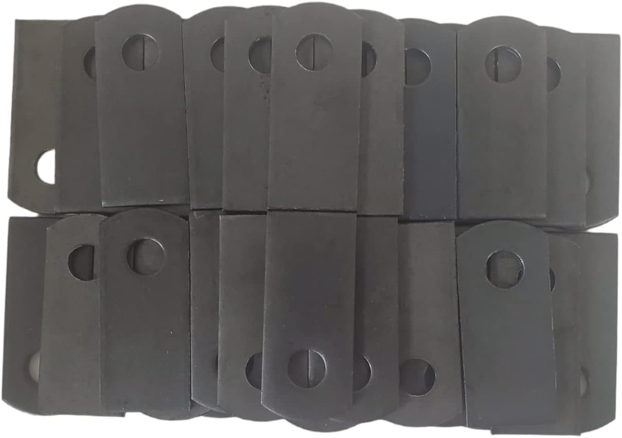 BRACKETS, BRAND, CATEGORY, GENERIC, Weld on Steel Tabs/Brackets - Short & Long - Pack of 25 (1" x 2-3/8" x 1/8" - LONG)