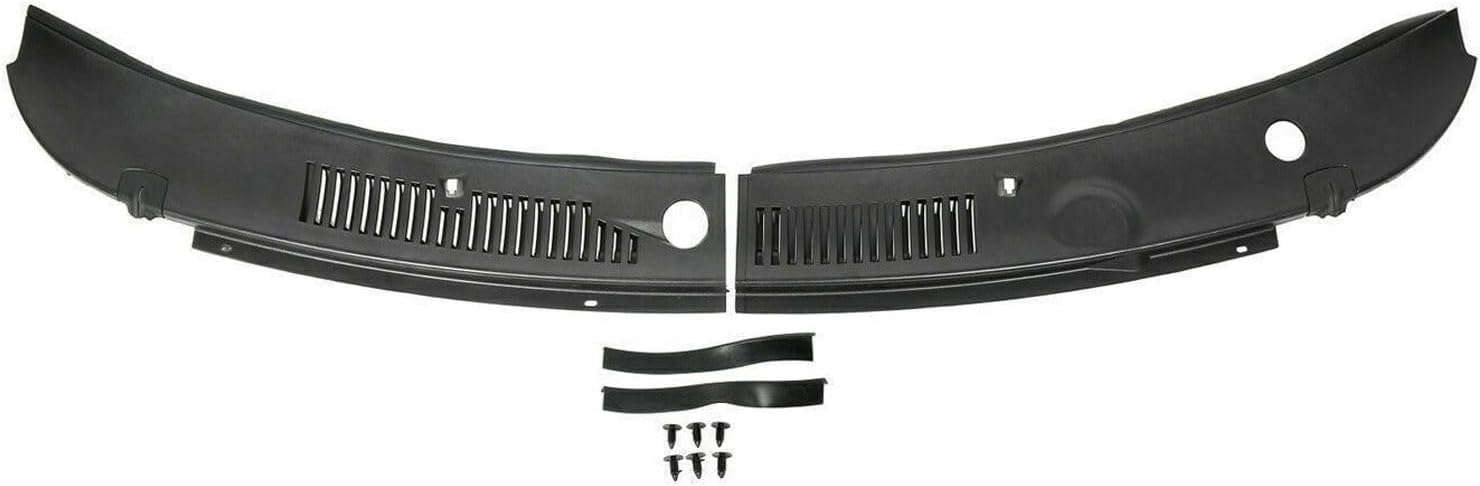 BRAND, CATEGORY, FEILAIT, GRILLES, Windshield Improved Wiper Cowl Vent Grille Panel Hood for Ford for Mustang Mach 1 03-04 & SVT Cobra 99 01 03-04 & Equipado 99-03 & Base/GT 99-04 1999-2004