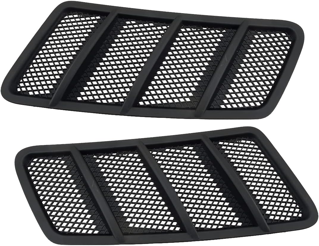 BELER, BRAND, CATEGORY, GRILLES, beler 1 Pair Front Hood Bonnet Grille Grill Vent Cover Trim 1668800105 1668800205 Fit for Mercedes Benz W166 GL ML 2012-2015