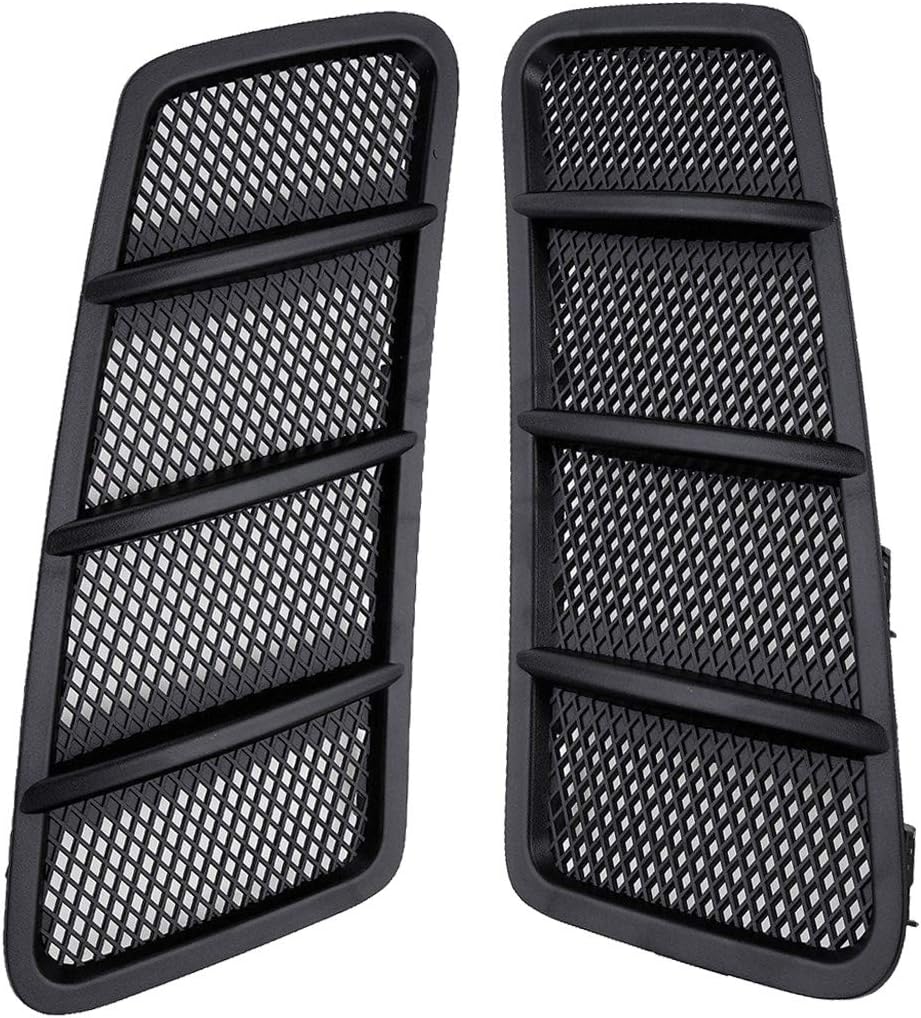 BELER, BRAND, CATEGORY, GRILLES, beler 2pcs Black Left & Right Hood Air Vent Grille Fit for Benz W166 GL GL350 GL450 ML ML350 2012-2015 1668800105 1668800205