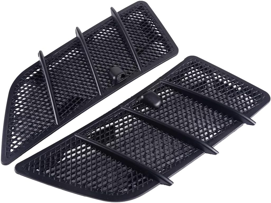 BELER, BRAND, CATEGORY, GRILLES, beler Front Pair Right & Left Bonnet Hood Air Vent Grille Mesh w/Washer Nozzle Cover fit for Mercedes W164 ML350 ML550 08-11