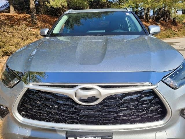 BRAND, CATEGORY, HOODS, QAA, part HT70110 is a 1 pce Stainless Steel Hood Vent Trim That is compatible with The 2020-22 Toyota Highlander